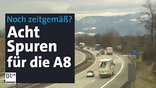 Ärger um achtspurigen Autobahnausbau der A8  Abendschau  BR24 [upl. by Alym]