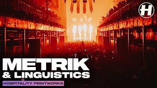 Metrik amp Linguistics  Live  Hospitality Printworks 2023 [upl. by Crudden]