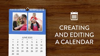 Creating and editing a calendar in Snapfish [upl. by Dowell474]