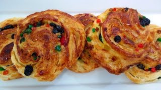 Resep dan Cara Membuat Danish Pastry  Danish Pastry Recipe [upl. by Etnuahc652]