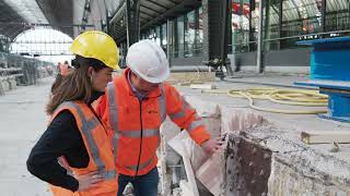 Amsterdam Centraal Het renoveren van een 100 jaar oude constructie [upl. by Emmalynn873]