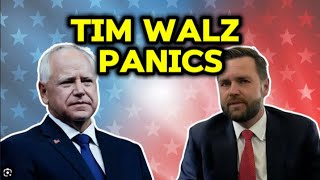 Tim Walz accidently let the truth slip lol Hes so done [upl. by Hulburt]