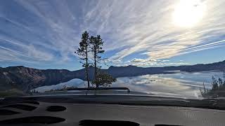 Crater Lake Oregon Scenic roads Time Lapse to Klamath Falls [upl. by Aili354]