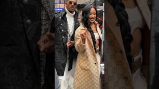 Bianca Belair and Montez Ford hold hands in NYC biancabelair montezford [upl. by Eninnaj]