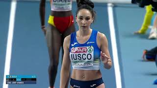 Florentina Costina Iusco  Long Jump Final Torun 2021 [upl. by Kavita]