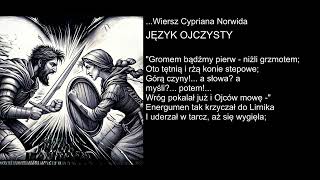 Wiersz Cypriana Norwida  JĘZYK OJCZYSTY [upl. by Agosto]