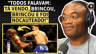 ANDERSON SILVA ABRE O JOGO SOBRE O NOCAUTE SOFRIDO PARA CHRIS WEIDMAN [upl. by Eerej863]