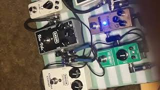 Ibanez TS 9 Mini into a Wampler Tumnus Mini [upl. by Vargas]