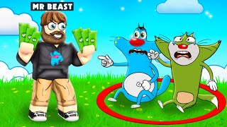 Who Will Survive the Circle Roblox Last To Leave Challenge with Oggy and Jack [upl. by Spracklen889]