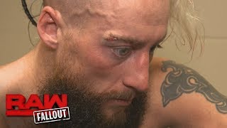 Enzo Amore receives stitches Raw Fallout Jan 8 2018 [upl. by Assirhc]