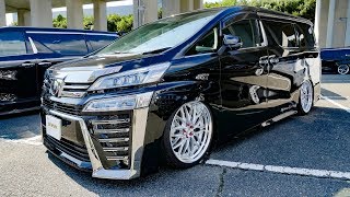 HDWORK TOYOTA 30 VELLFIRE modified ワーク 30系ヴェルファイアカスタム エアロ  アルヴェルミーティング2018 [upl. by Pendleton590]