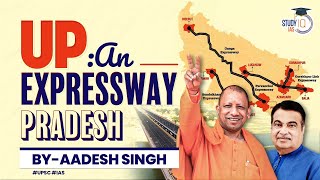 How Expressways are transforming Uttar Pradesh Highest Number of Expressways in UP  UPSC [upl. by Irrej]