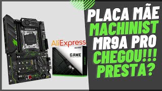 PLACA MÃE MACHINIST MR9A PRO DO ALIEXPRESS  REVIEW E TESTE [upl. by Drisko839]