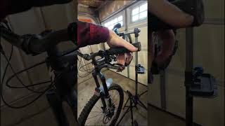 MTB disc brake alignment in 32 seconds😎 [upl. by Risa42]