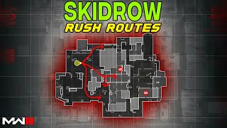 Modern Warfare 3 BEST Search and Destroy Rush Routes on SKIDROW MW3 SnD Tips [upl. by Elladine]