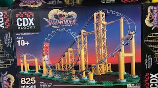 Sidewinder Roller Coaster CDX Blocks Unboxing and Review [upl. by Aicirtal]