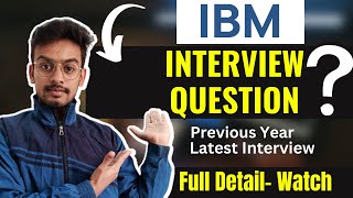 IBM Interview Questions amp Answers  Previous Year  IBM Interview Experience  Kn Academy [upl. by Vierno]