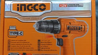 ingco 12v cordless drill typeC [upl. by Giverin469]