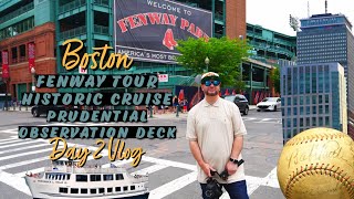 Fenway Ballpark Tour Historic Sightseeing Cruise amp View Boston Observation Deck View  MAY 23 2024 [upl. by Siduhey]