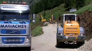 Erdbau Mariacher  Ersatzstraße Felbertauern [upl. by Ausoj]