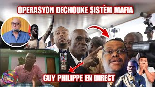 OPERASYON DECHOUKE SISTÈM MAFIA NAN PEYI A  GUY PHILIPPE EN DIRECT  TANDE KOZE [upl. by Ailugram]