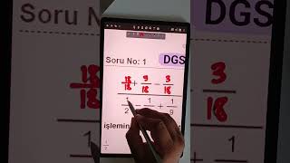 DGS 2024 Çıkmış Soru dgsmatematik [upl. by Sheply]