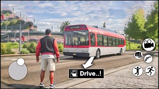 Bus Driving Simulator Game For Android 3D Gameplay  Level 3  Bus Game [upl. by Ahsaelat357]