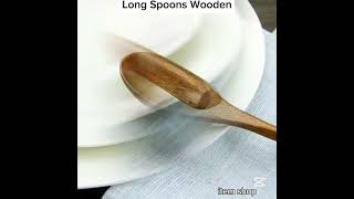 Natural Wood Handle Round Stirrer  Perfect for Soup Cooking amp Mixing [upl. by Noret]