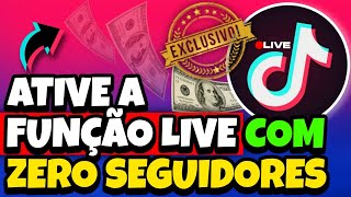 COMO FAZER LIVE NO TIKTOK COM MENOS DE MIL SEGUIDORES  EXCLUSIVO  ATUALIZADO 2023 [upl. by Dunton]