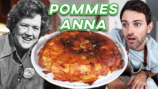 Julia Childs Pommes Anna  Jamie amp Julia [upl. by Anidam180]