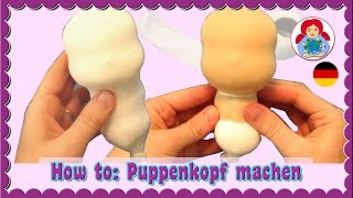 DIY  Waldorf Puppenkopf Videoanleitung  Sami Doll Tutorials [upl. by Soirtemed]