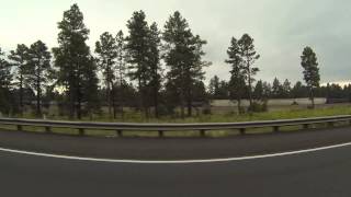 I40 East I17 amp SR 89A South to Fort Tuthill County Park Flagstaff AZ 6 Aug 15 GP138841 [upl. by Lucienne]