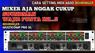 ⛔Cara Setting Multicomp ProXL Behringer MDX4600  Gate amp Compressor ‼️ [upl. by Ardnuasac]