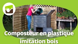 Comment utiliser un composteur en plastique imitation bois 400 ou 600 Litres [upl. by Margareta]