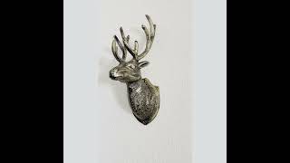 Wall Mounted Majestic Cast Iron Reindeer [upl. by Repsaj]