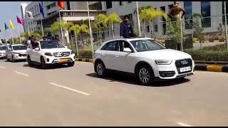 Gitam University Hyderabad campus pramana 2k19 car rally [upl. by Vins675]