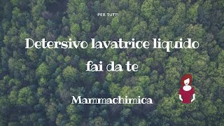 DETERSIVO LAVATRICE LIQUIDO efficace economico eco [upl. by Champaigne70]