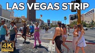 Las Vegas Strip Walk  June 2024 [upl. by Vladamir]