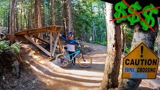 CAN A BUDGET HARDTAIL MTB SURVIVE WHISTLER BIKE PARK [upl. by Cadell]