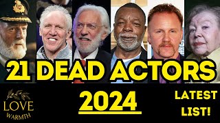 Famous Actors Who Died in 2024 [upl. by Seymour]