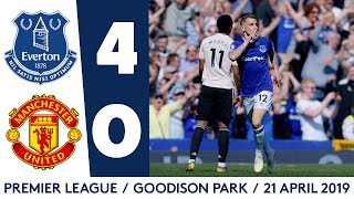 BLUES RUN RIOT AGAINST MAN UNITED  HIGHLIGHTS EVERTON 40 MAN UTD [upl. by Maddy]