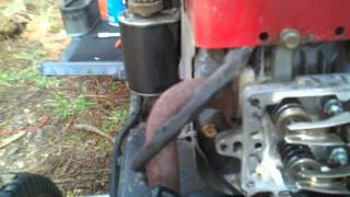 Valve adjustments on 15hp mower [upl. by Alit]