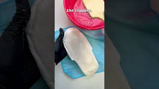 150 Versace Slipper Cleaning  How It’s Cleaned shoes diy [upl. by Nnazil965]