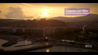 Flying over CagnesSurMer France [upl. by Allimrac]