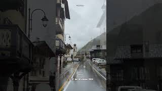 Livigno mezzogiorno del 08 ottobre 2024 e piove [upl. by Recor]