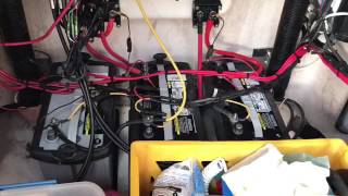 Miller Marine batteries and parallel switch [upl. by Sholom431]