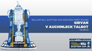 Girvan 15 Auchinleck Talbot  William Hill Scottish Cup First Round 20132014 [upl. by Blondie]