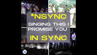 NSYNC Singing This I Promise You In Sync [upl. by Finkelstein]