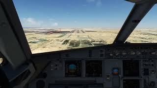 MICROSOFT FLIGHT SIMULATOR  INIBUILDS AIRBUS A320NEO V2  ATERRIZAJE EN JEDAH ARABIA SAUDI [upl. by Artimas]