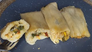 Tamales de Rajas con Queso [upl. by Irtak]